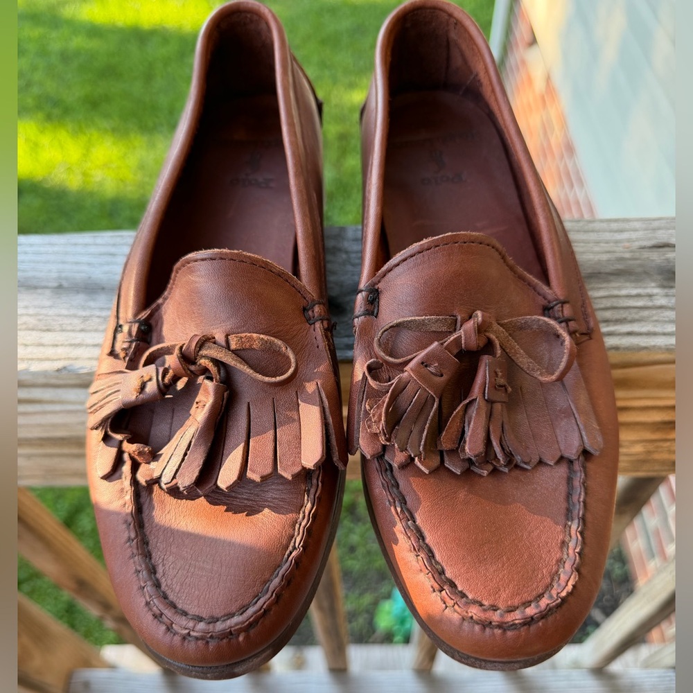 Men's Polo Ralph Lauren tassel loafers size 8.5